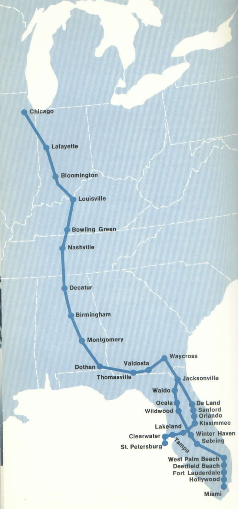 Chicago Florida Amtrak Route Trains Magazine Trains News Wire